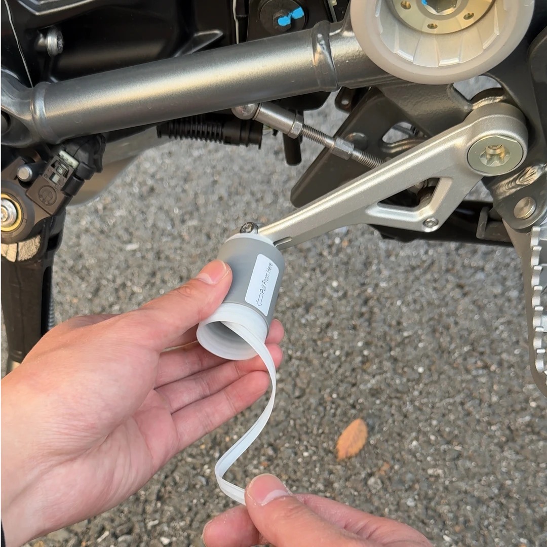 Universal Motorcycle Gear Lever Cover 2 pcs (Black+Ash)