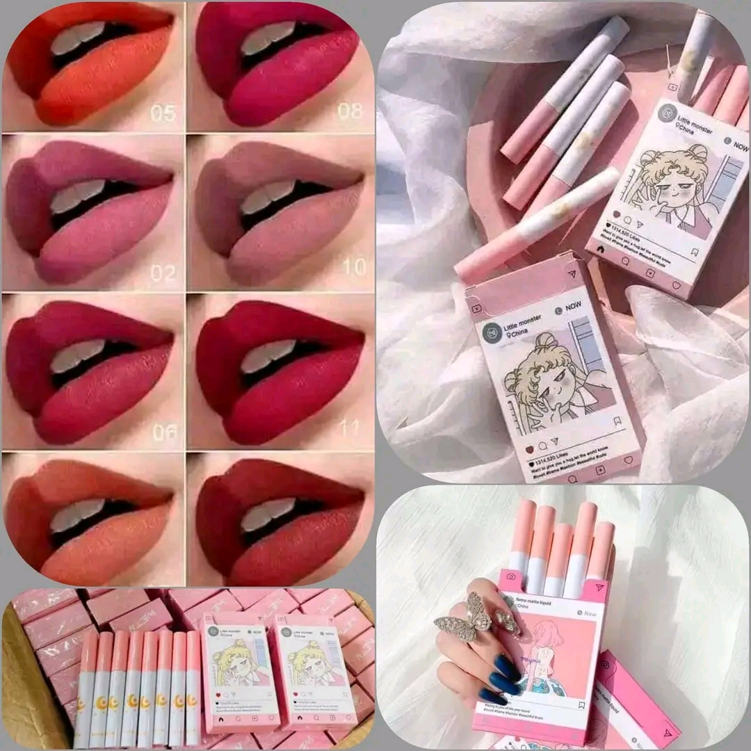 🌸𝙇𝙞𝙩𝙩𝙡𝙚 𝙈𝙤𝙣𝙨𝙩𝙚𝙧 𝙇𝙞𝙥𝙨𝙩𝙞𝙘𝙠 𝙨𝙚𝙩 🦋